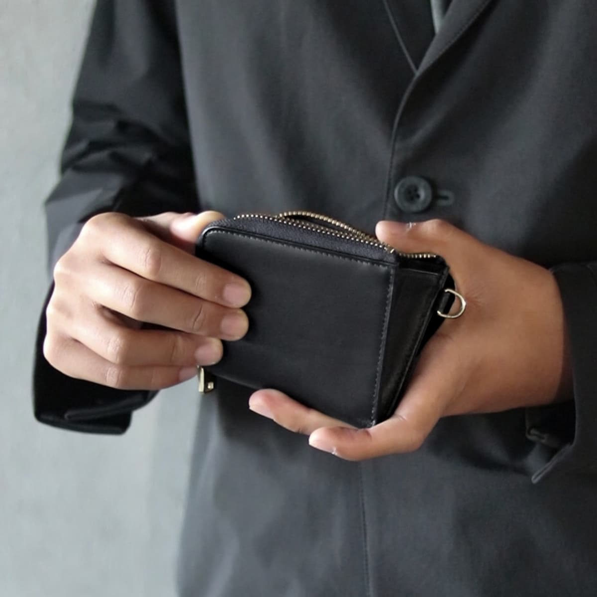G1990 Raffine L-ZIP PURSE B01002-01