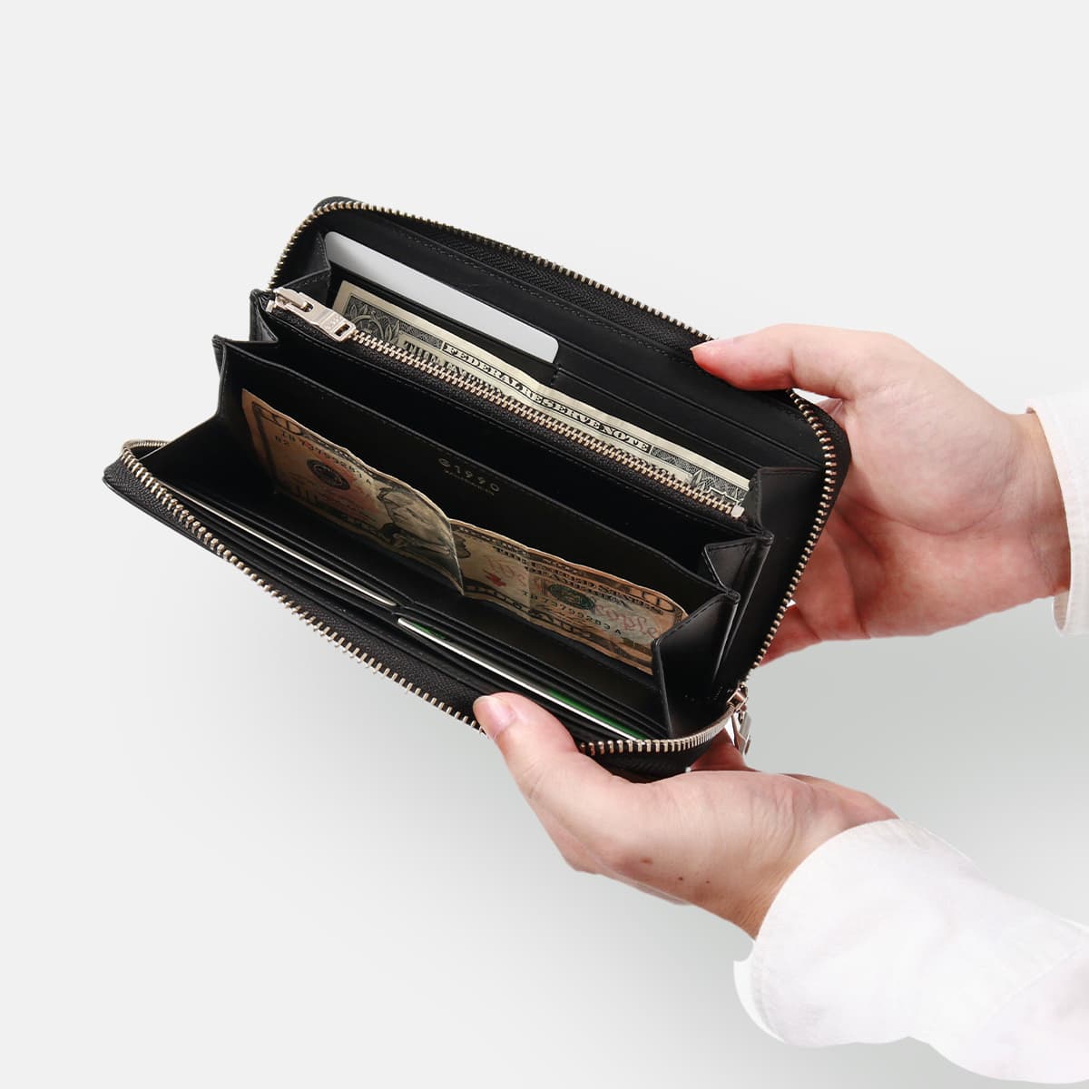 G1990 Solace ROUND ZIP LONG WALLET B01003-01