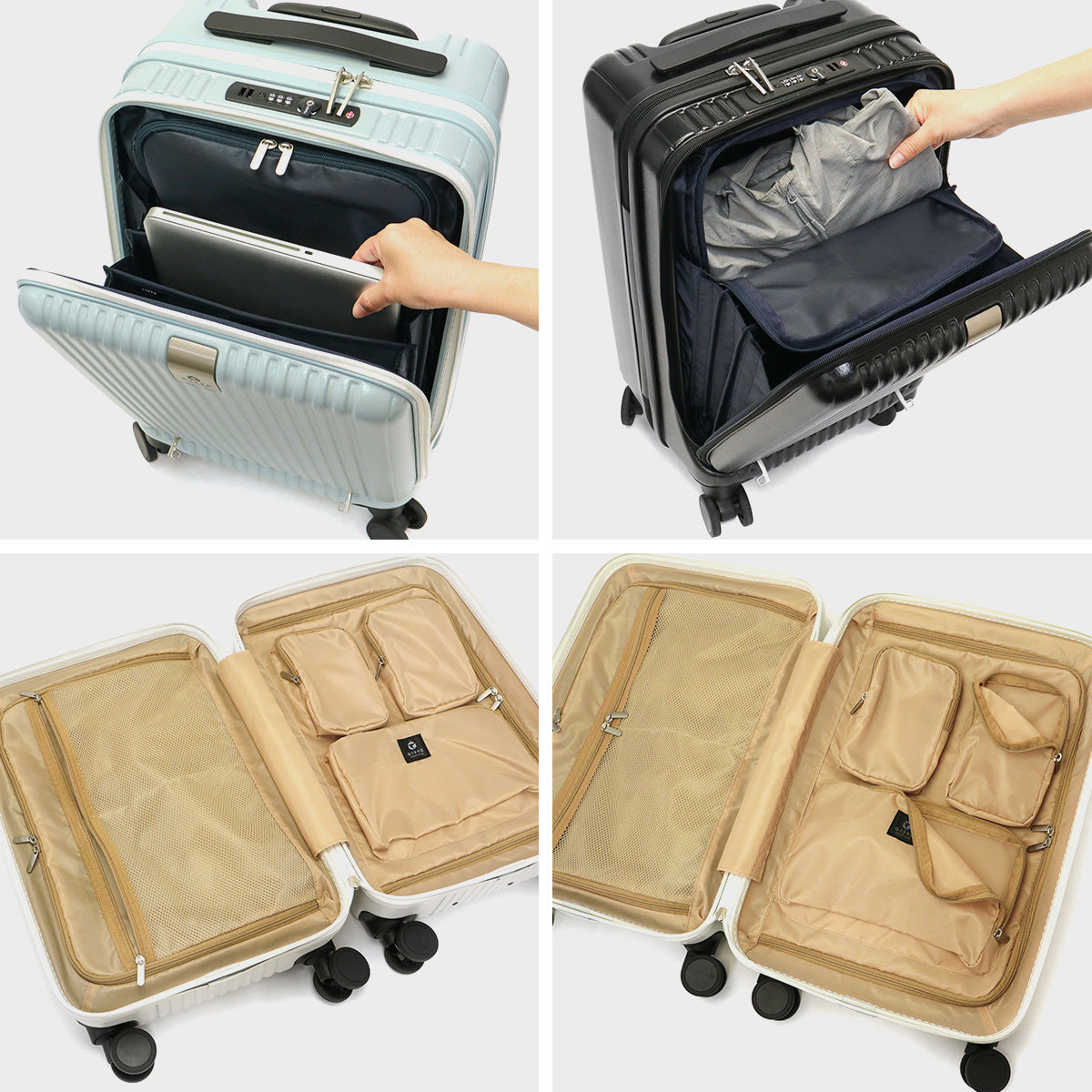 G1990 COMMUTE JOURNEY BUSINESS BACKPACK + CARRY-ON SUITCASE B01001-01 G10001-01