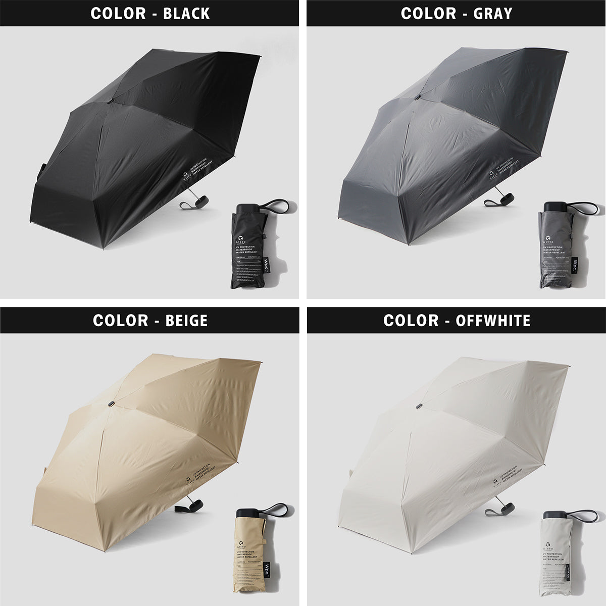 G1990×Wpc. FOLDING UMBRELLA G11001-01