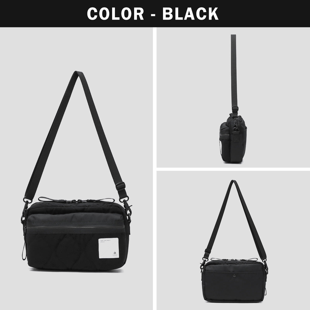 G1990 RECON SHOULDER BAG S B01005-04,ミリタリーデザインが特徴のコンパクトなショルダーバッグ