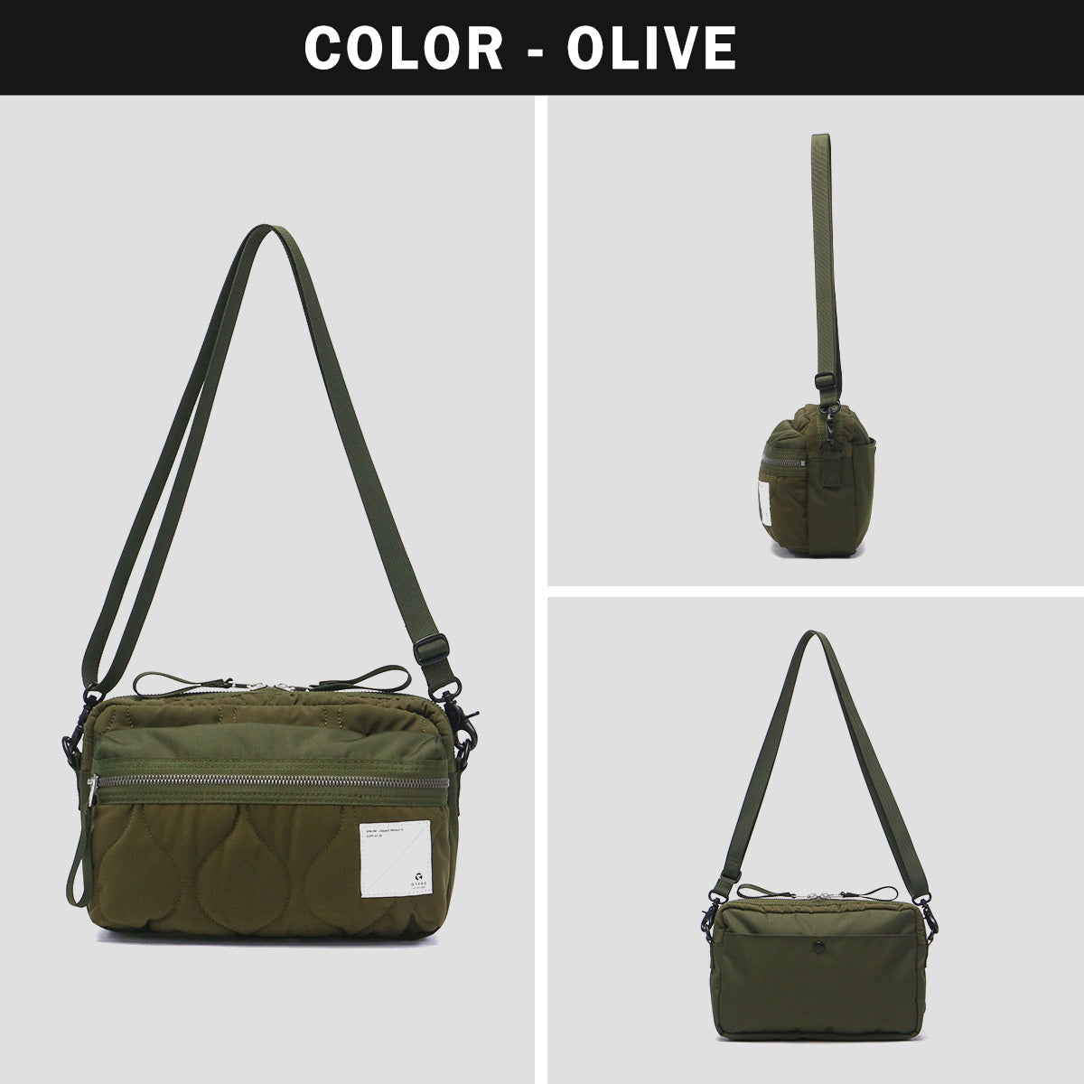 G1990 RECON SHOULDER BAG S B01005-04,ミリタリーデザインが特徴のコンパクトなショルダーバッグ