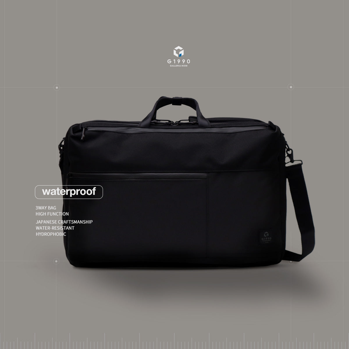 G1990 COMMUTE 2025 3WAY OVERNIGHT BRIEFCASE B01001-05