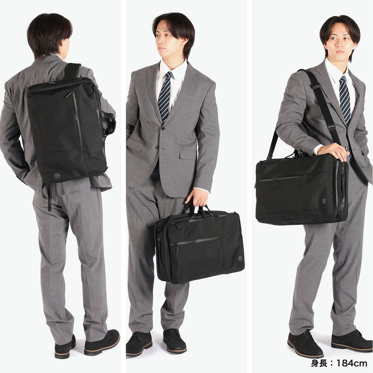 G1990 COMMUTE 2025 3WAY OVERNIGHT BRIEFCASE B01001-05